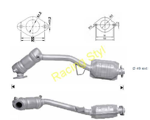 MagnaFlow 77401 Katalyzátor Subaru Impreza; Forester; Legacy 2L 4WD