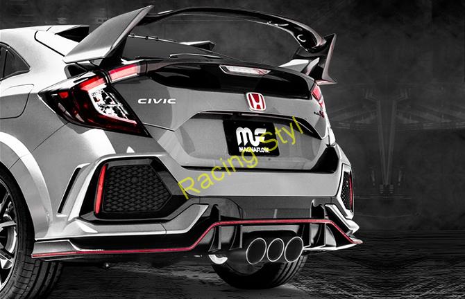 MagnaFlow výfuk 19383 Honda Civic Type R 2.0L 2017-20