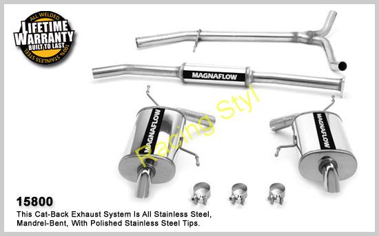 MagnaFlow výfuk 15800 Honda Accord 3.0L V6 2003-05