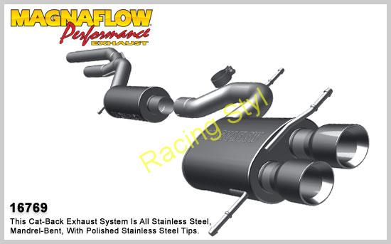 MagnaFlow výfuk 16769 Audi S4 Avant 2.7L V6 2001-02