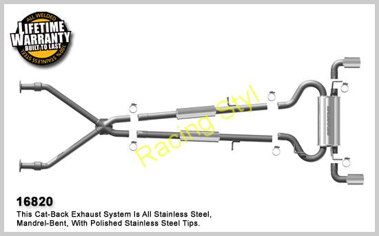 MagnaFlow výfuk 16820 Infiniti G37/ Q60 3.7L V6 2008-15