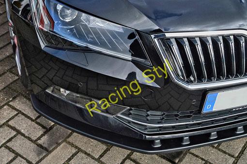 Škoda Superb III 3V přední spoiler lipa IN Tuning Matt.