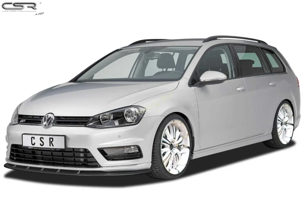 VW Golf 7 R-Line přední spoiler lipa Glossy Black CSR Lesk
