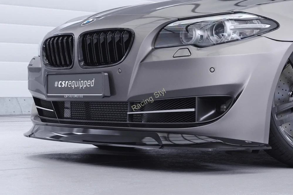 BMW 5 F10/ F11 přední spoiler lip Glossy Black CSR Lesk