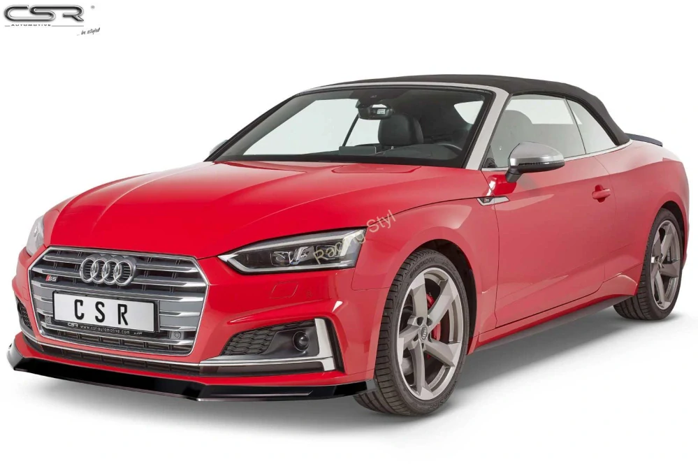 Audi A5 F5 S-Line/ S5 přední spoiler lip Glossy Black CSR Lesk