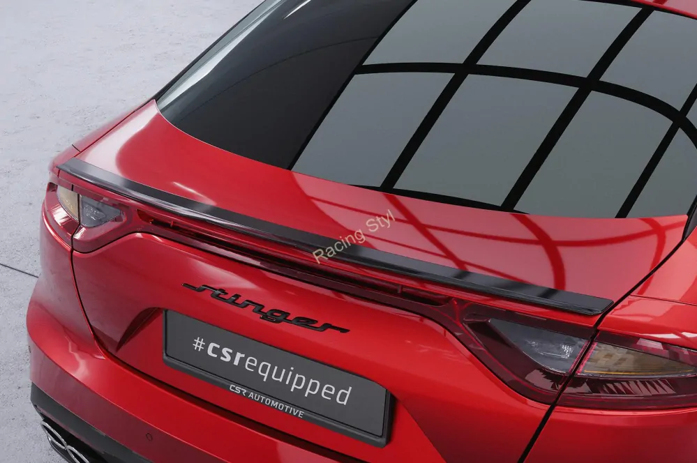 Kia Stinger GT spoiler na víko kufru Glossy Black CSR Lesk.