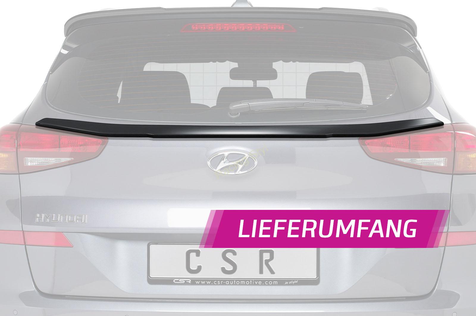 Hyundai Tucson (TL) zadní spoiler pod zadní okno Glossy Black CSR Lesk