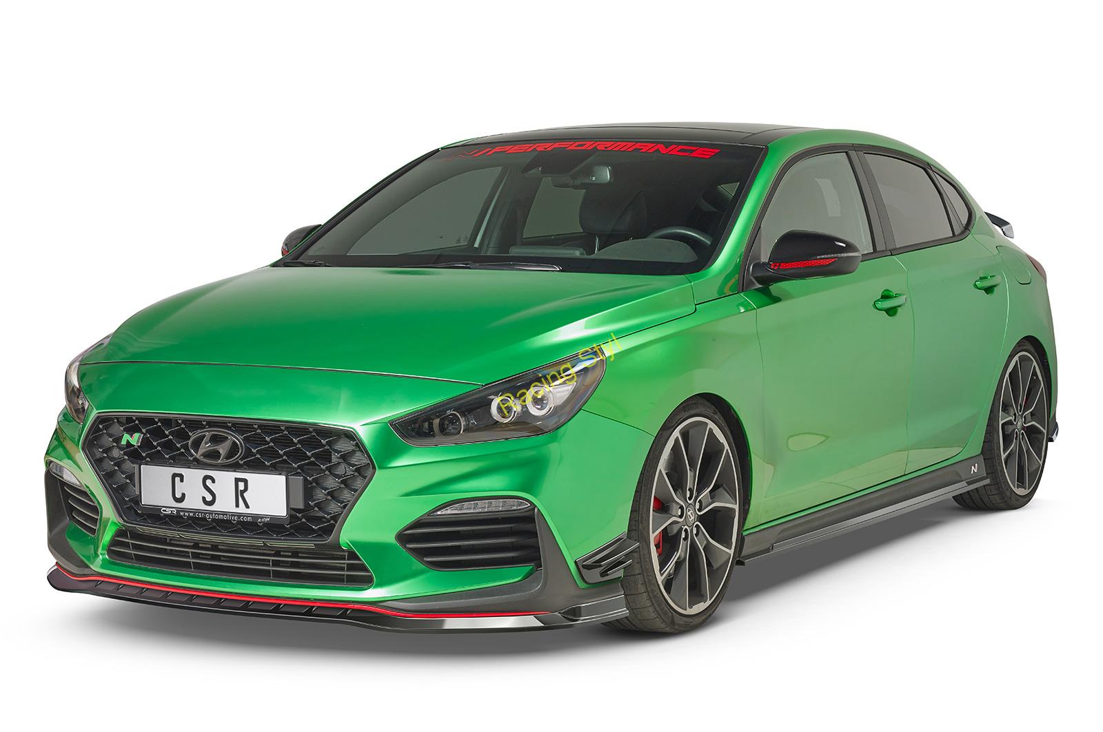 Hyundai I30 N (PD) boční lišty na prahy Glossy Black CSR Lesk