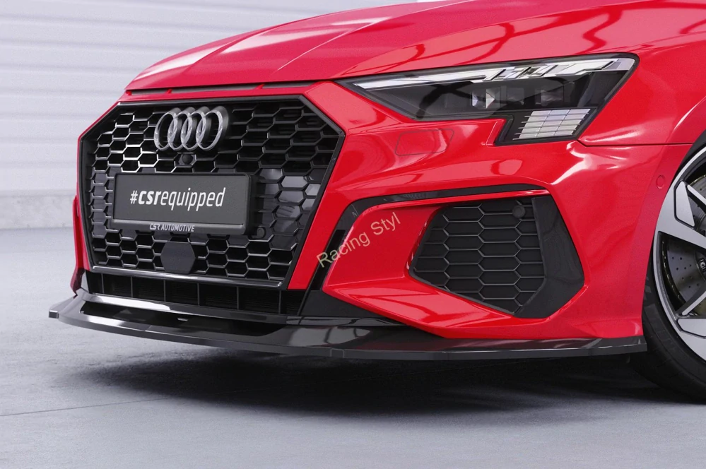 Audi A3 8Y S-Line/ S3 8Y přední spoiler lip CSR Matt.