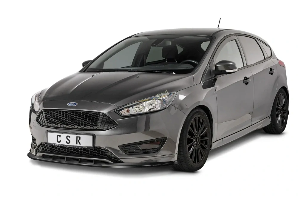 Ford Focus MK3 Facelift ST-Line přední spoiler lipa Glossy Black CSR Lesk.