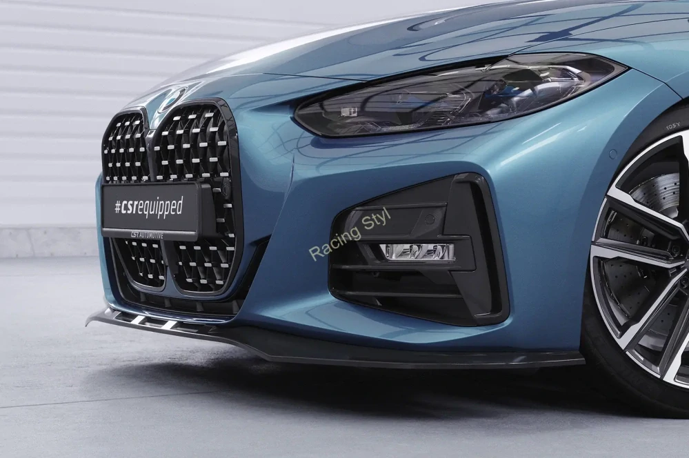 BMW 4 G22/G23 M-Paket a M440 přední spoiler lipa Glossy Black CSR Lesk.