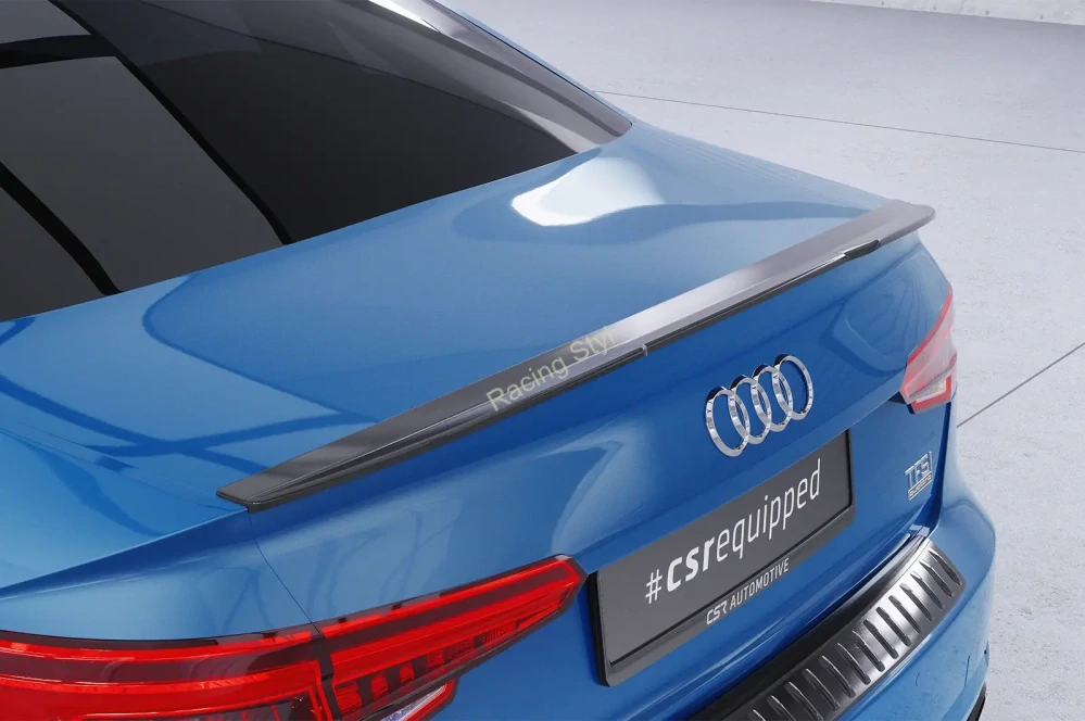 Audi A4 B9 8W Sedan spoiler na víko kufru Glossy Black CSR Leskl