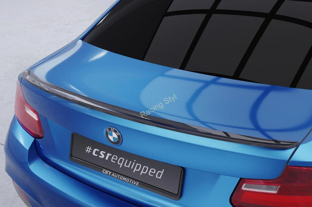 BMW 2 F22/F23 Coupe/Cabrio spoiler na víko kufru Glossy Black CSR Lesk.