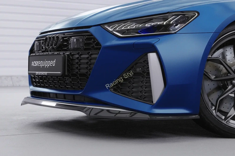 Audi RS6 C8 /RS7 C8 (4K) přední spoiler lipa Glossy Black CSR Lesk