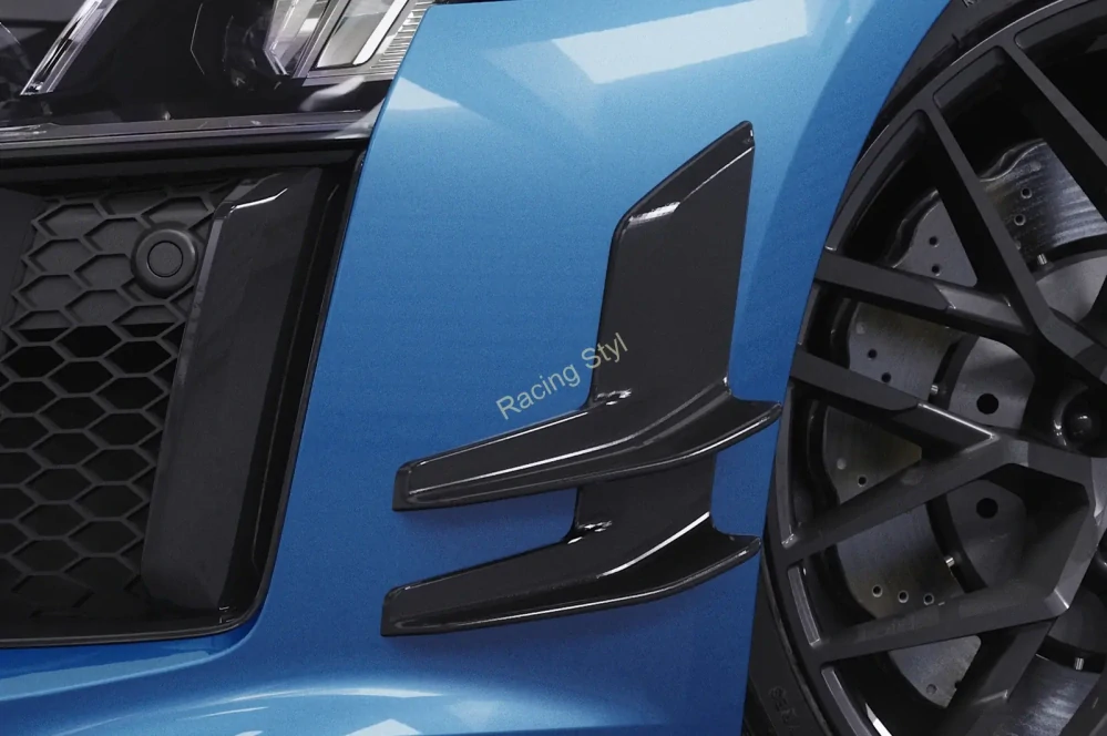 Audi R8 (4S) boční křidélka na nárazník Glossy Black CSR Lesk