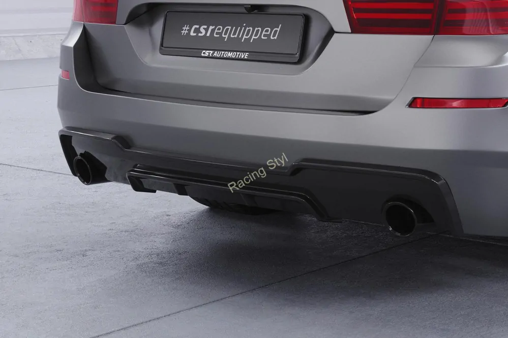 BMW 5 F10/F11 535i/535d M-Paket spoiler na zadní nárazník Glossy Black CSR Lesk