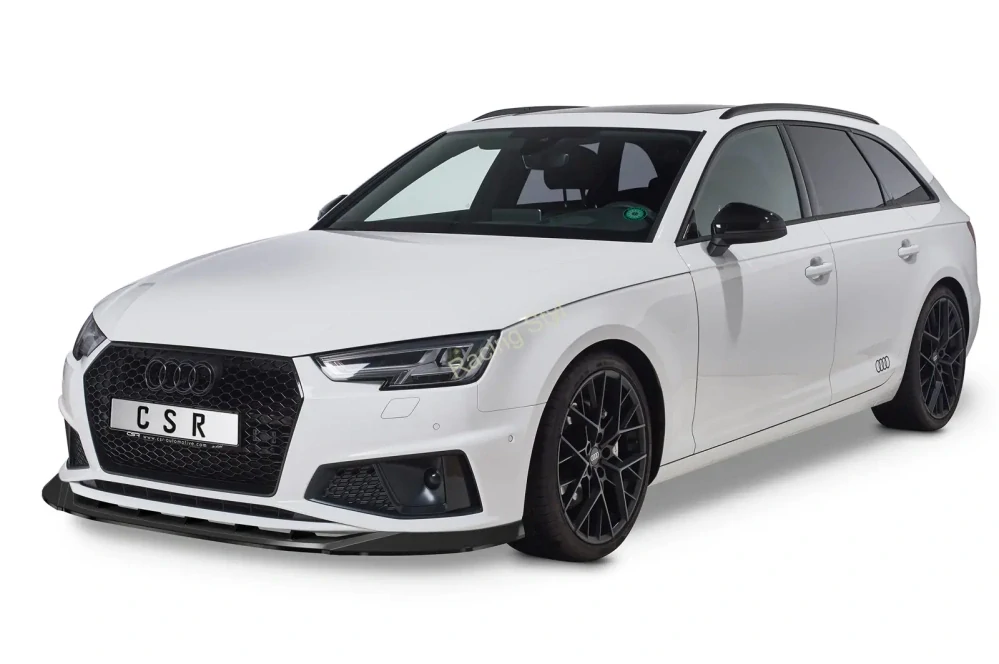 Audi A4 B9 typ 8W S-Line Competition přední spoiler lip Glossy Black CSR Lesk