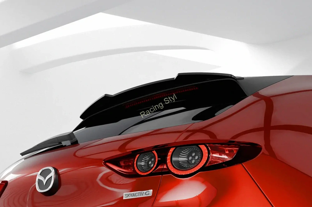 Mazda 3 typ BP Hatchback spoiler nad zadní okno Glossy Black CSR Lesk
