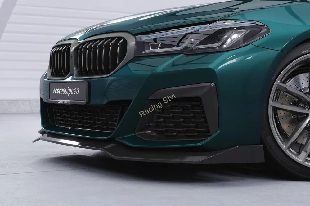 BMW 5 G30/G31 M-Paket LCI přední spoiler lip Glossy Black CSR Lesk