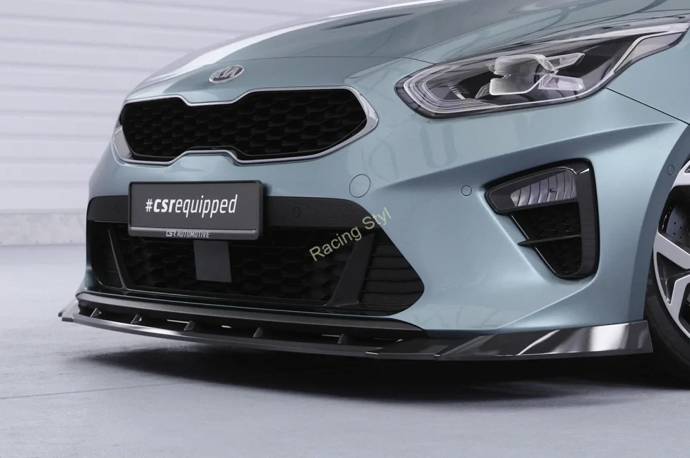 Kia Ceed CD přední spoiler lip Glossy Black CSR Lesk