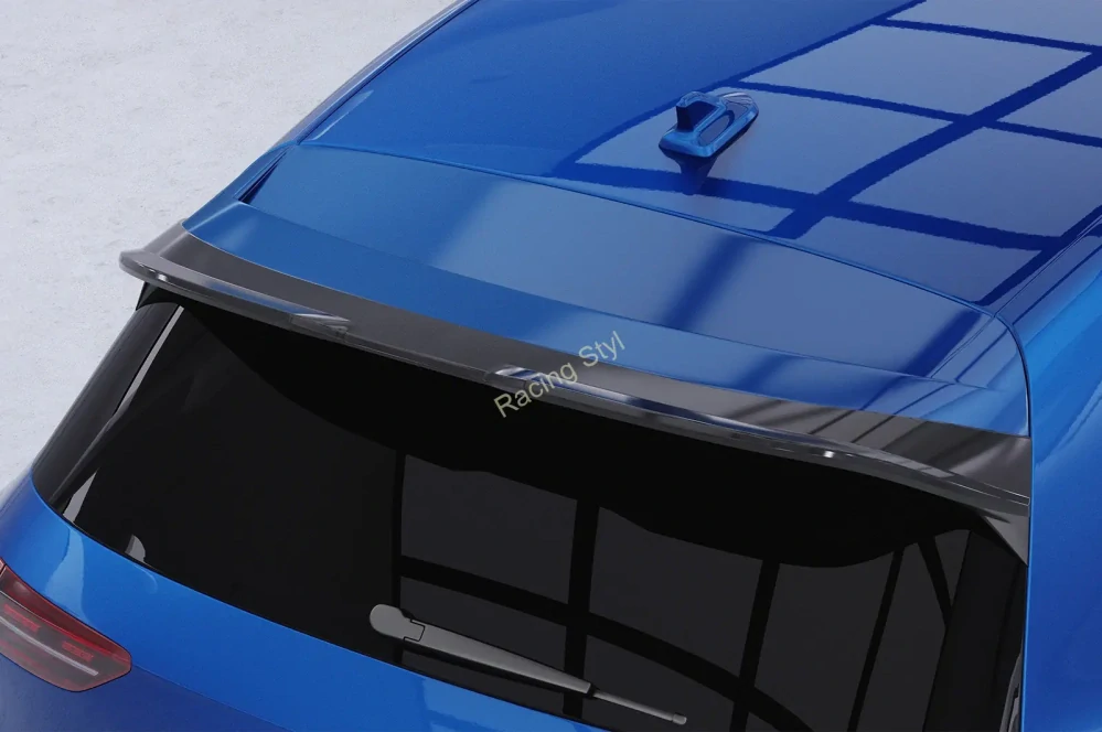 VW Golf 8 GTI Clubsport/ R spoiler na zadní křídlo Glossy Black CSR Lesk.