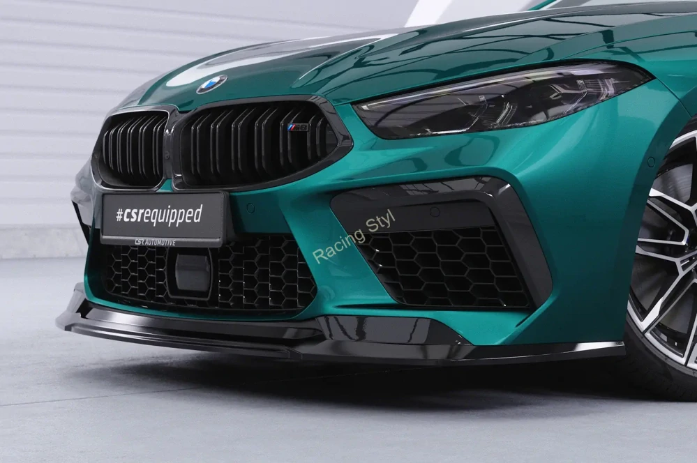BMW M8 Competition F91/F92/F93 přední spoiler lipa Glossy Black CSR Lesk