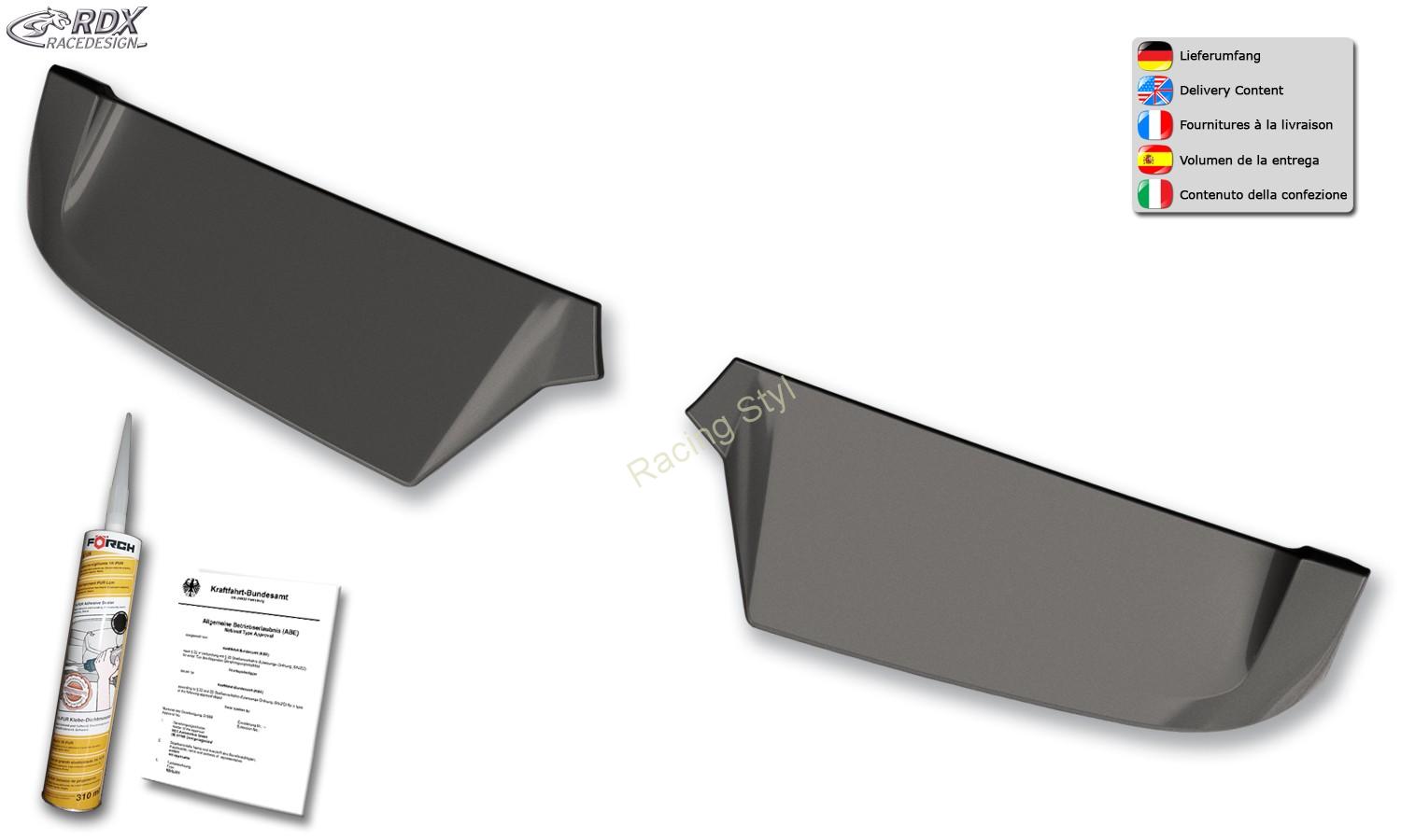 Mercedes Benz Vito W447 strešní spoiler RDX pro křídlové dveře