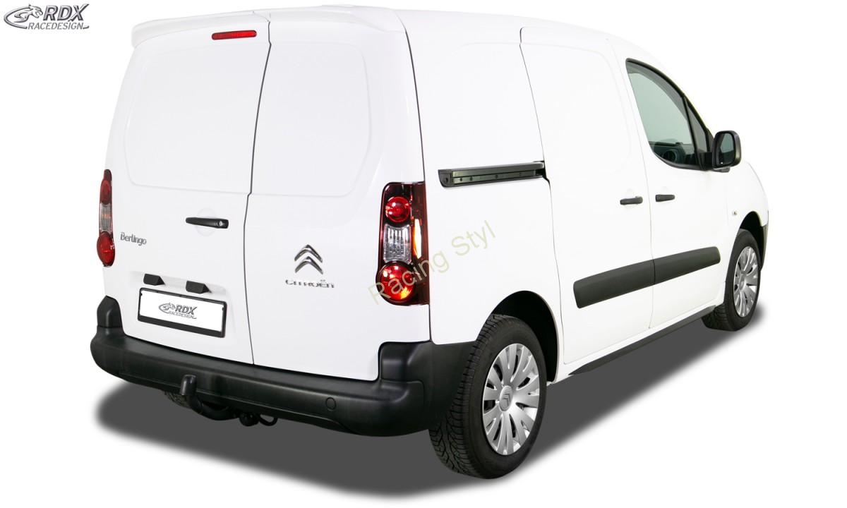 CITROEN Berlingo, PEUGEOT Partner & Rifter, OPEL Combo, TOYOTA ProAce City střešní spoiler RDX pro křídlové dveře
