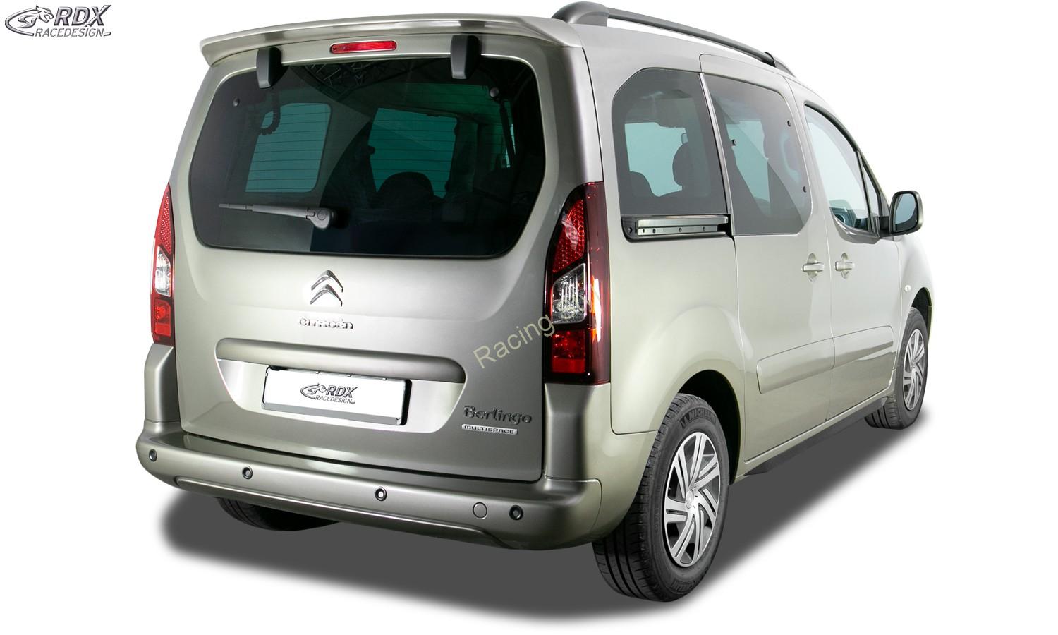 CITROEN Berlingo, PEUGEOT Partner & Rifter, OPEL Combo, TOYOTA ProAce City střešní spoiler RDX pro výklopné dvěře