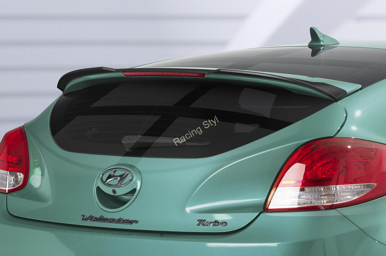 Hyundai Veloster MK1 Turbo spoiler nad zadní okno Glossy Black CSR Lesk.