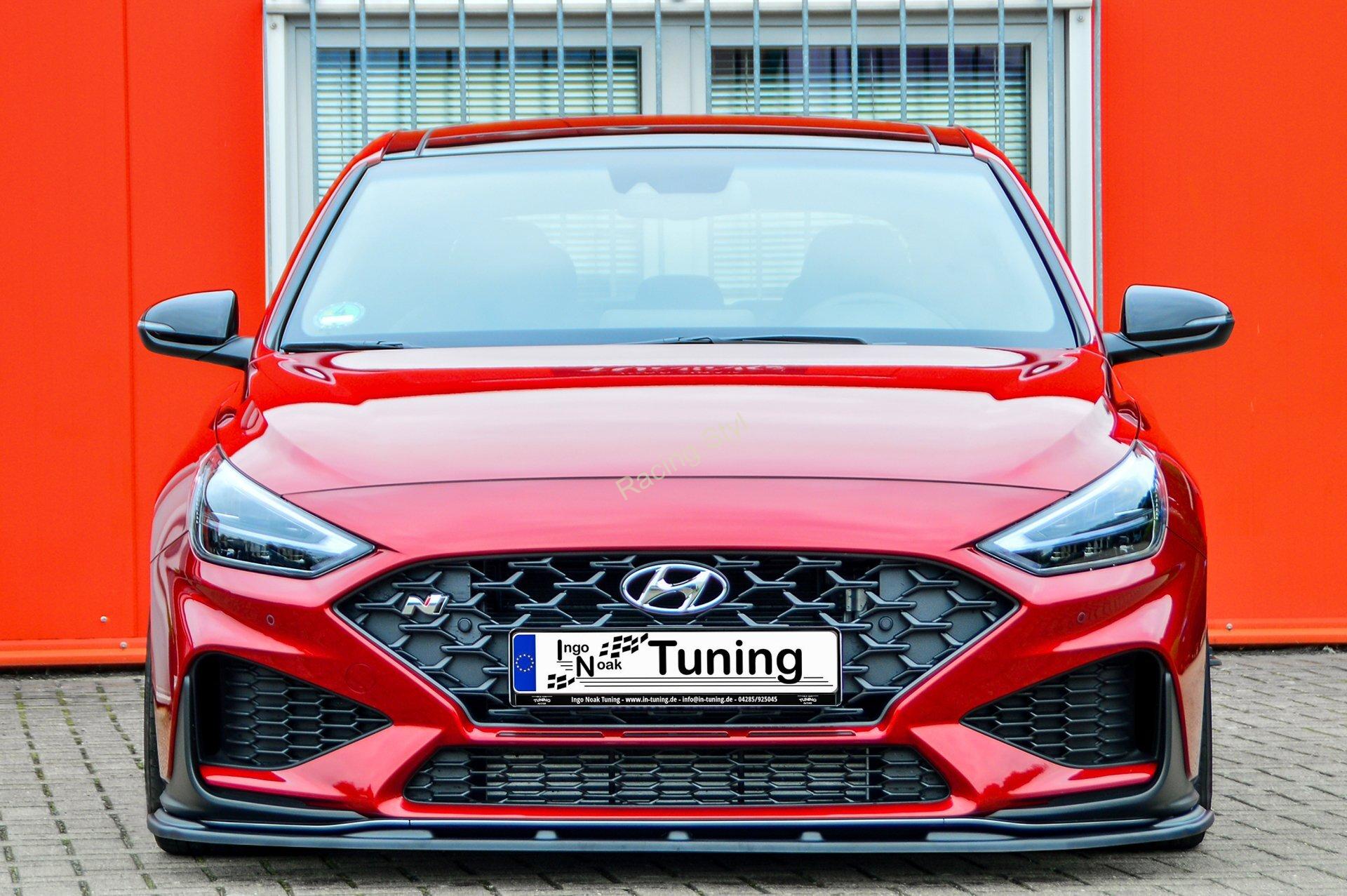 Hyundai I30N + Performance Facelift přední spoiler lipa IN Tuning Matt.