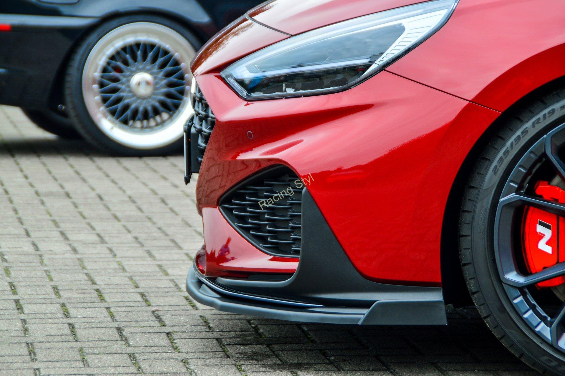 Hyundai I30N + Performance Facelift přední spoiler lipa s bočními křidélky IN Tuning Matt.