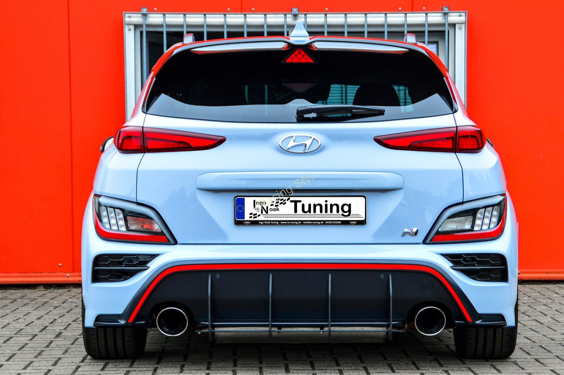 Hyundai Kona N spoiler na zadní nárazník difuzor IN Tuning