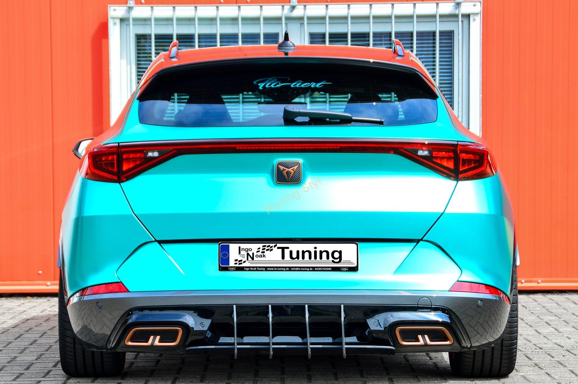 Cupra Formentor spoiler na zadní nárazník difuzor IN Tuning Matt.