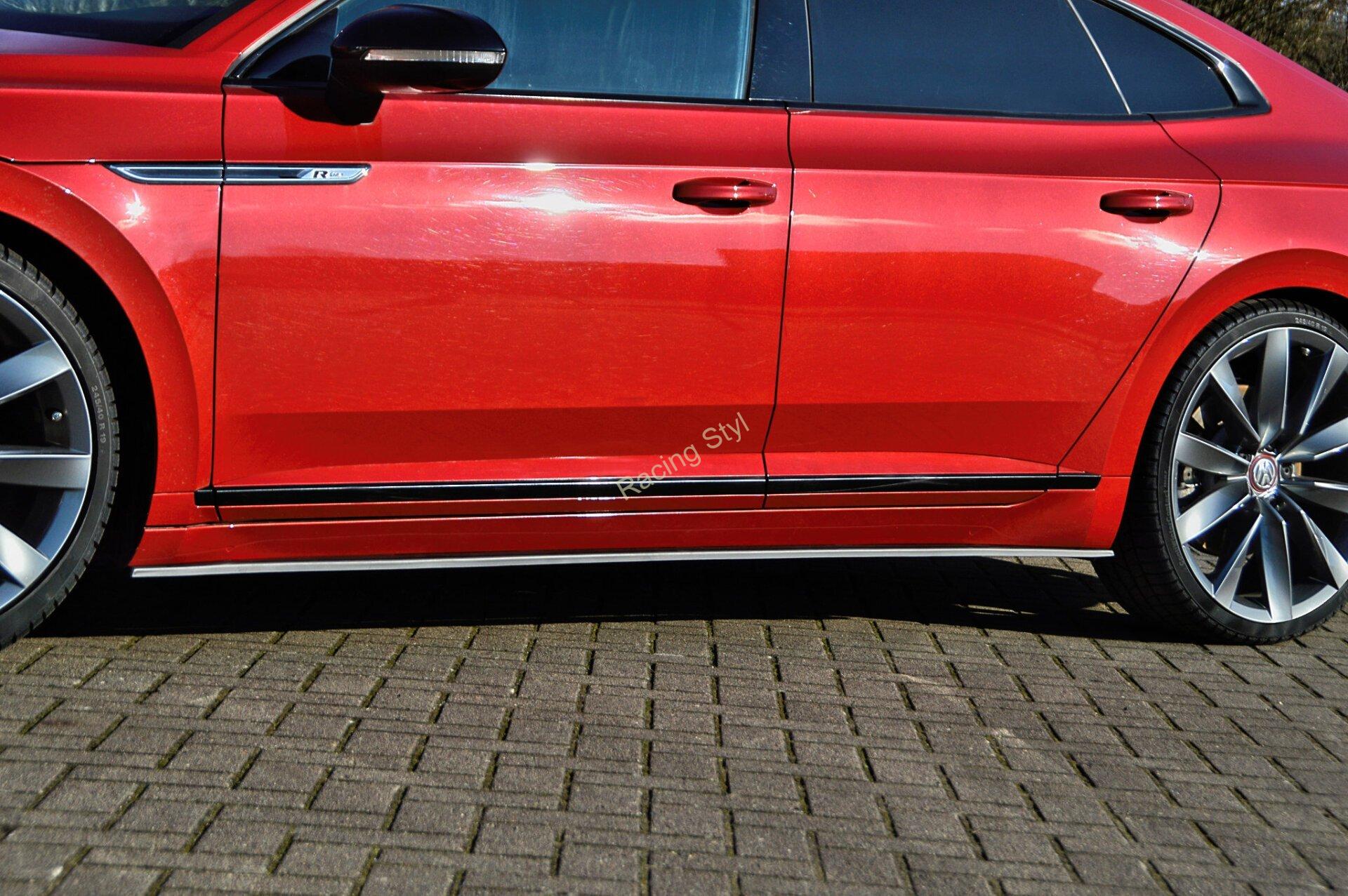 VW Arteon R-Line spoilery lemy pod boční prahy IN Tuning Matt.