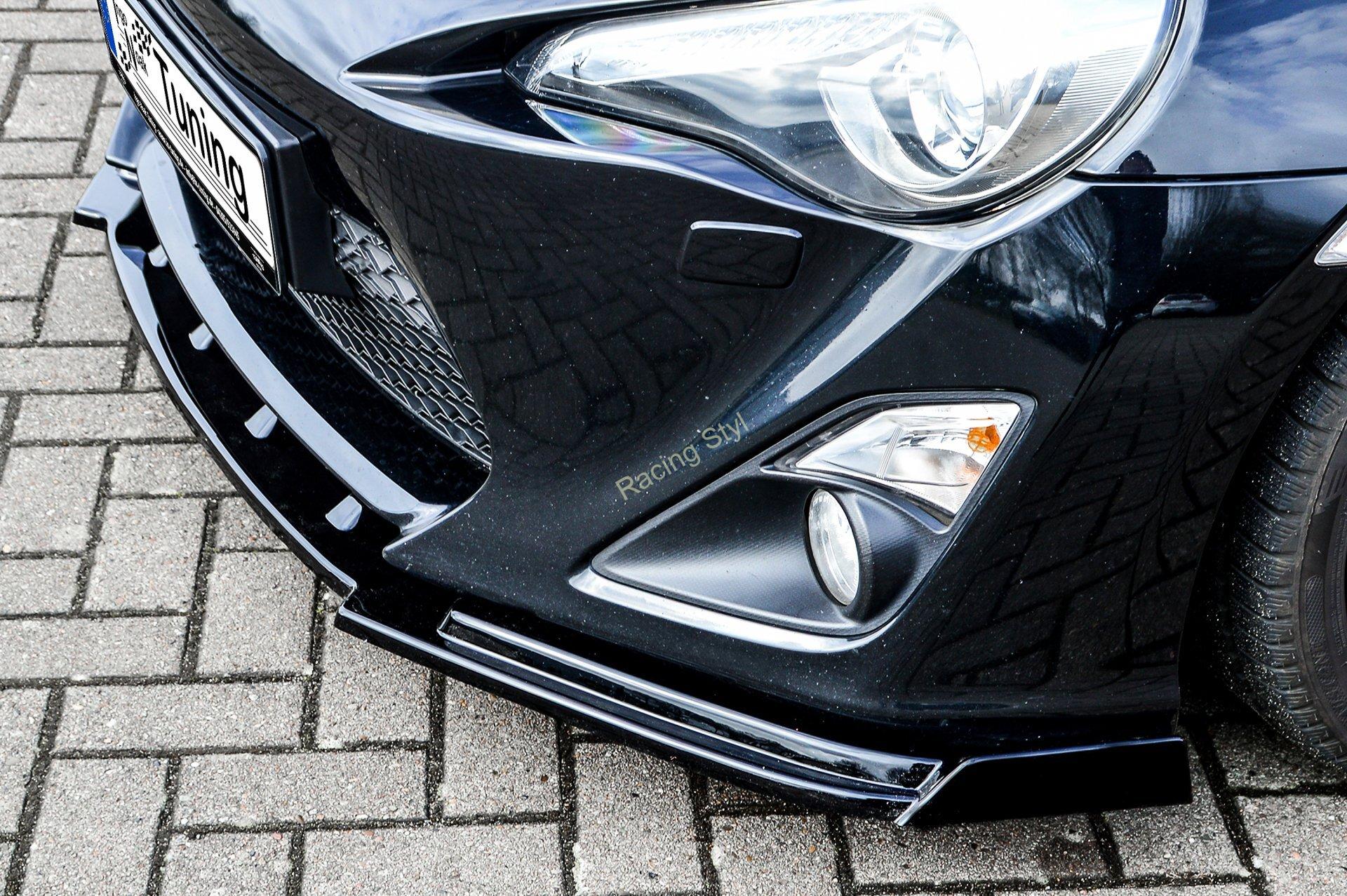 Toyota GT86 přední spoiler lipa s křidélky IN Tuning Matt.