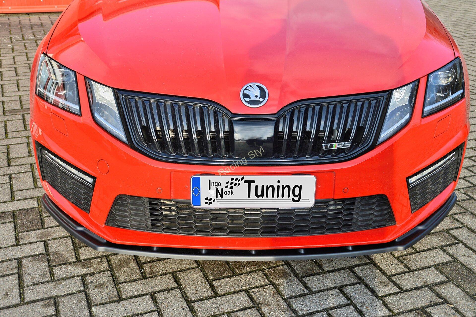 Škoda Octavia RS 5E přední spoiler lipa IN Tuning Matt.