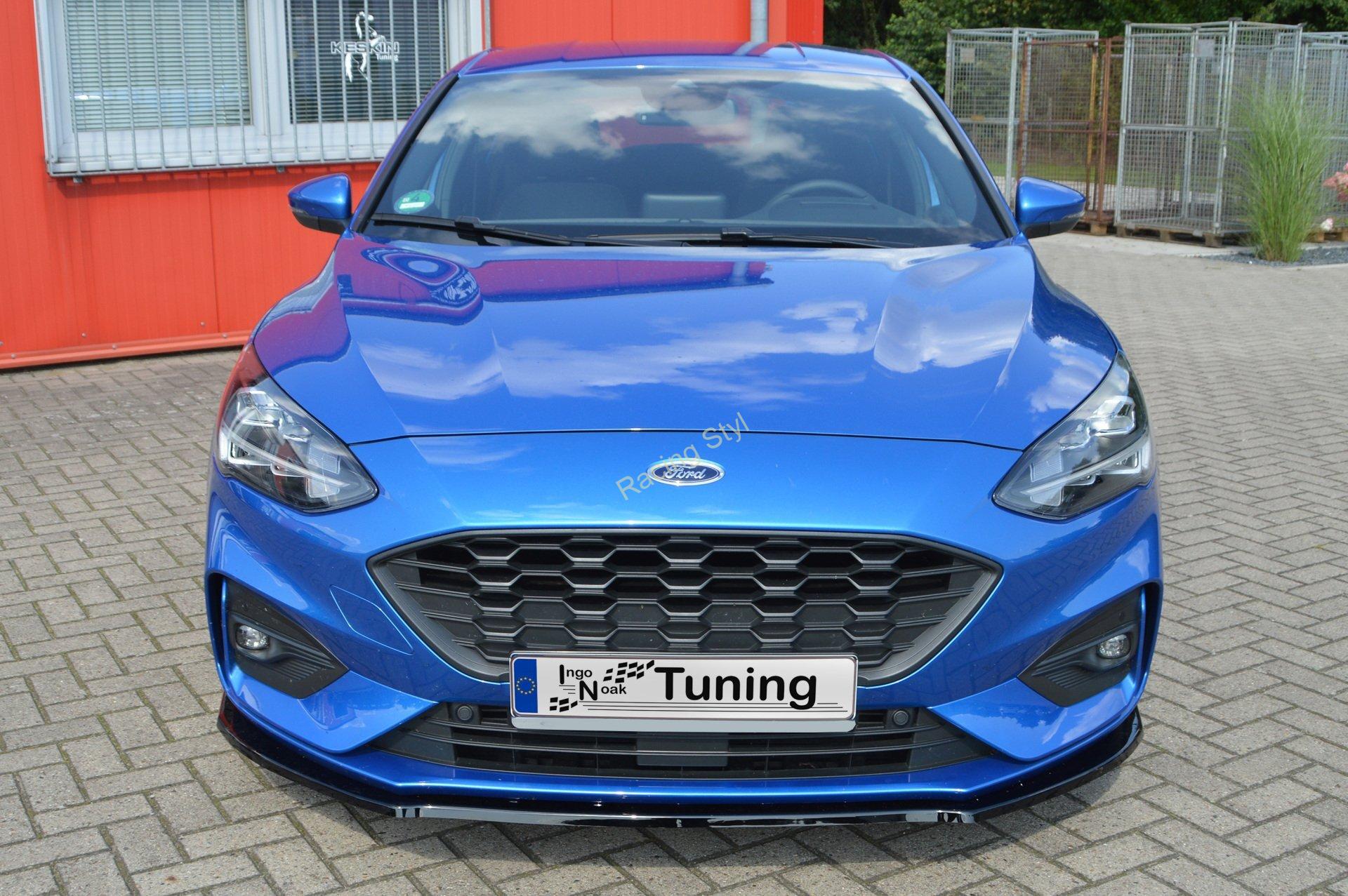 Ford Focus DEH ST-Line přední spoiler lipa Glossy Black IN Tuning Lesk.