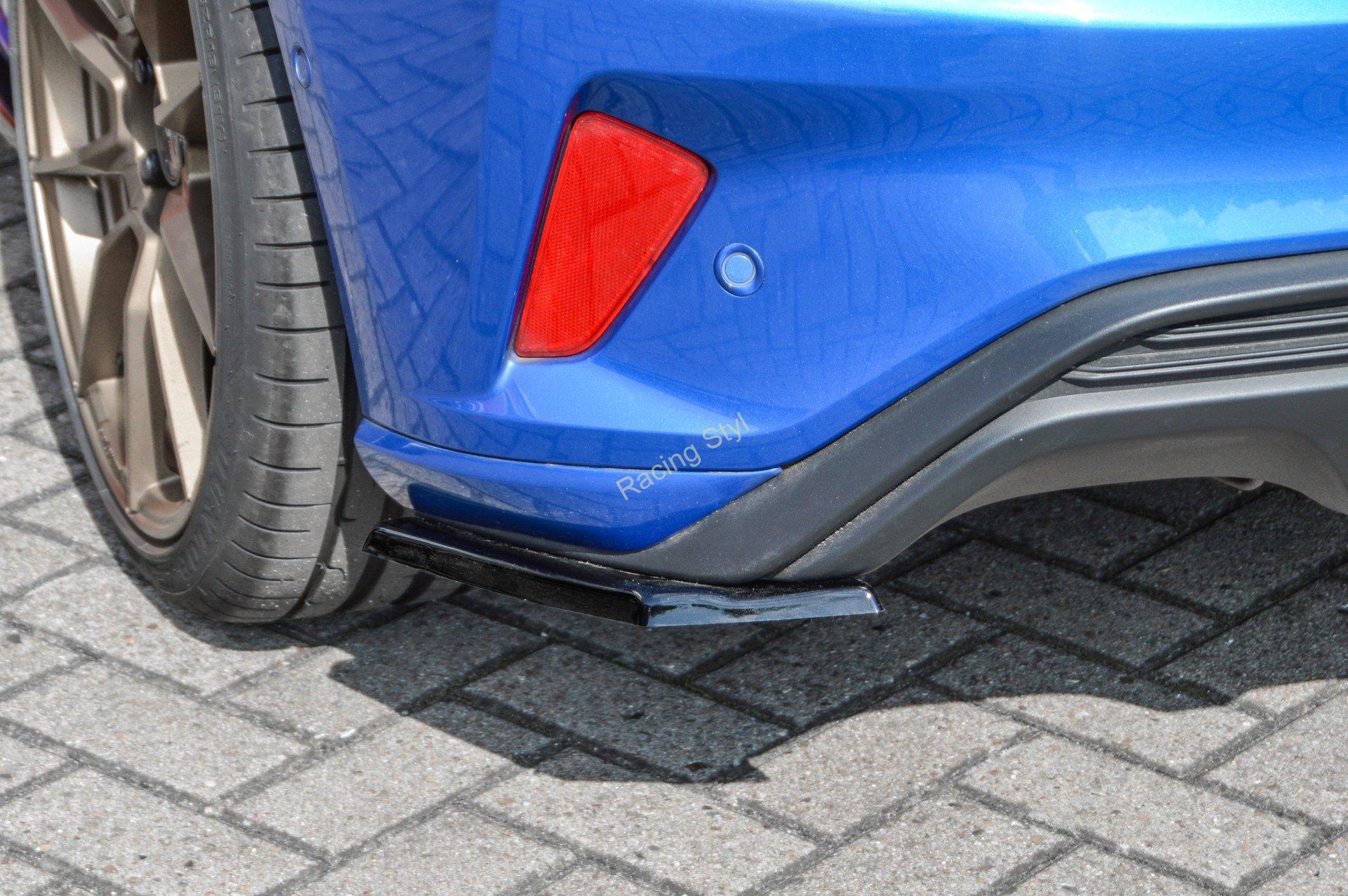 Ford Focus DEH ST-Line boční spoilery na zadní nárazník IN Tuning Matt.