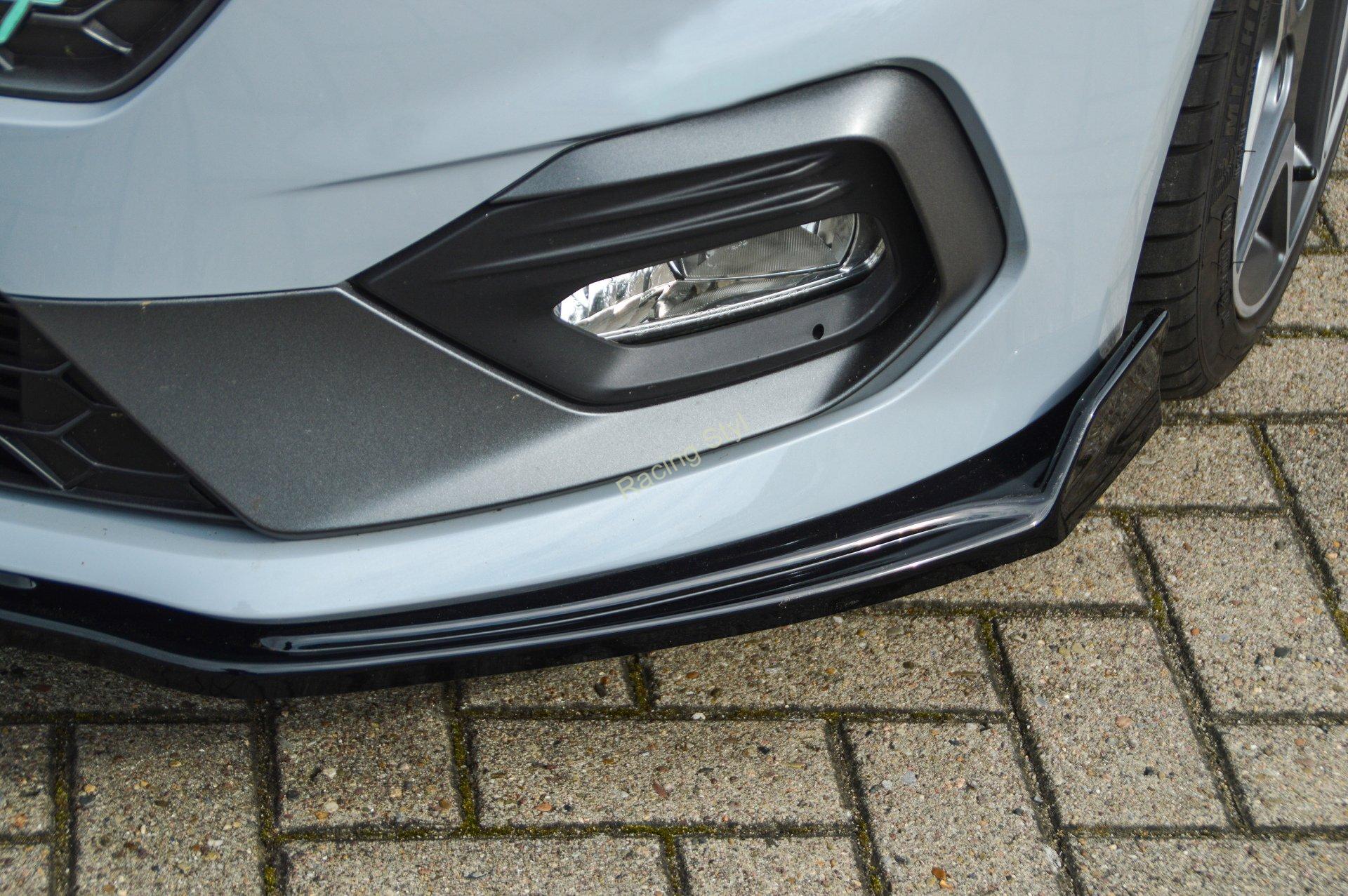 Ford Fiesta ST MK8 přední spoiler lipa s křidélky IN Tuning Matt.