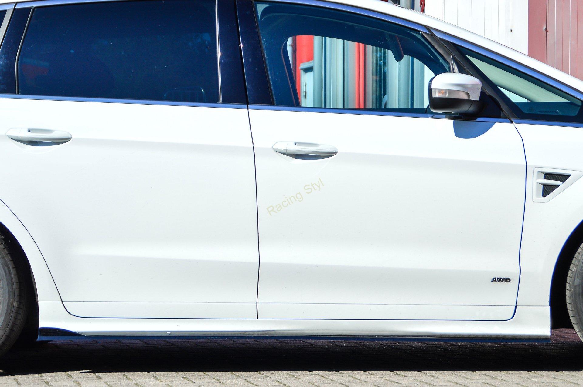 Ford S-Max 2 ST-Line spoilery pod boční prahy s křidélky IN Tuning Matt.