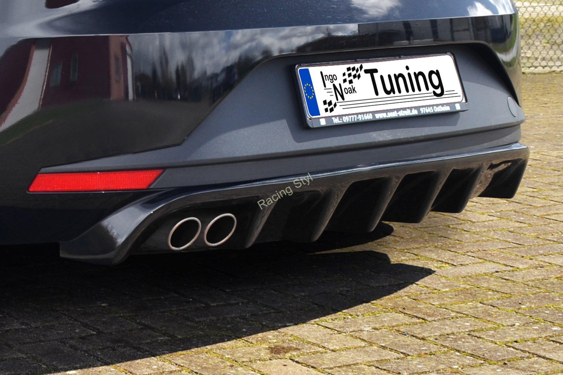 Seat Leon 5F FR spoiler na zadní nárazník difuzor IN Tuning Matt.