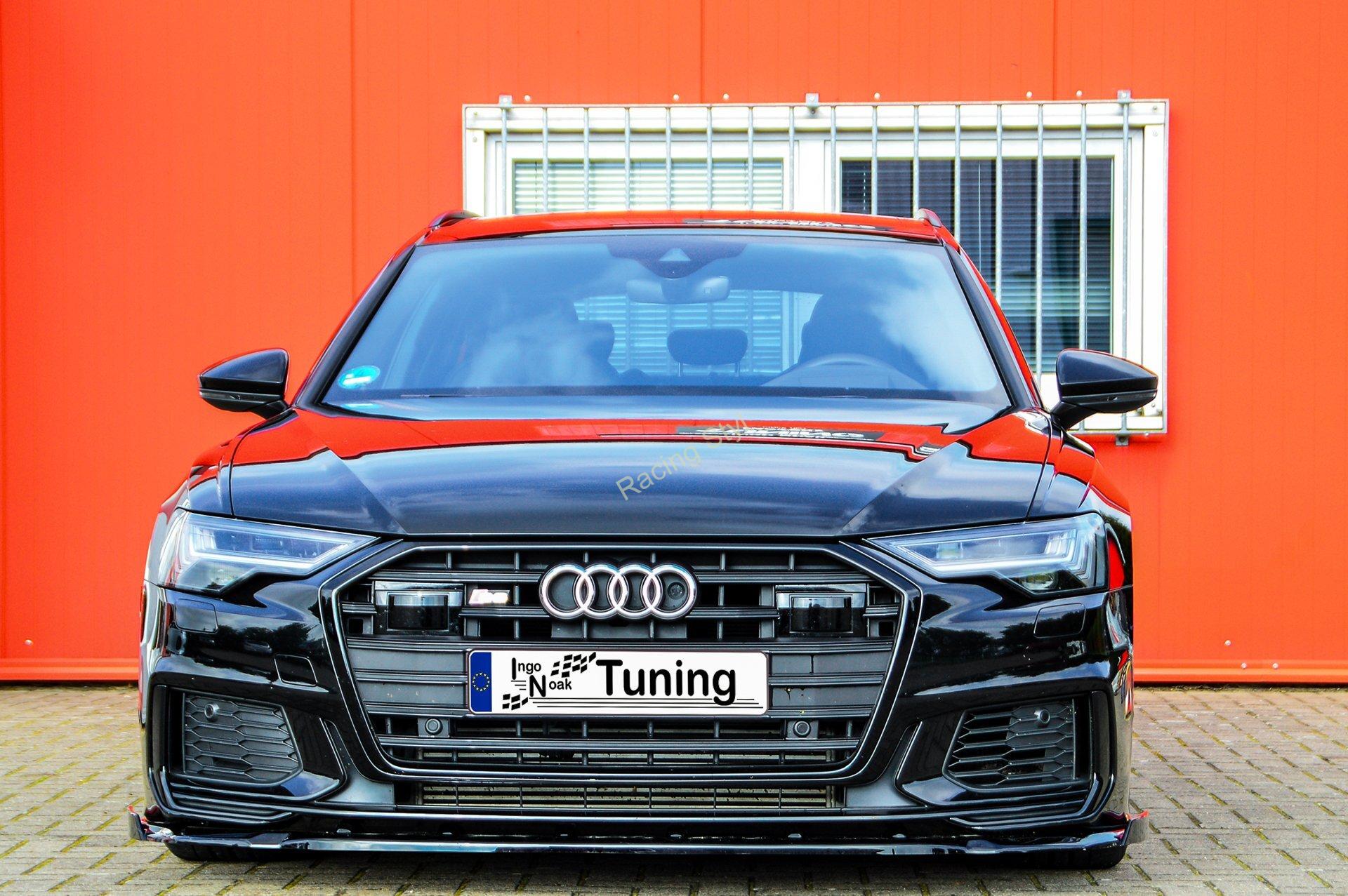 Audi A6 S-Line/ S6 4K C8 přední spoiler lipa s křidélky IN Tuning Matt.
