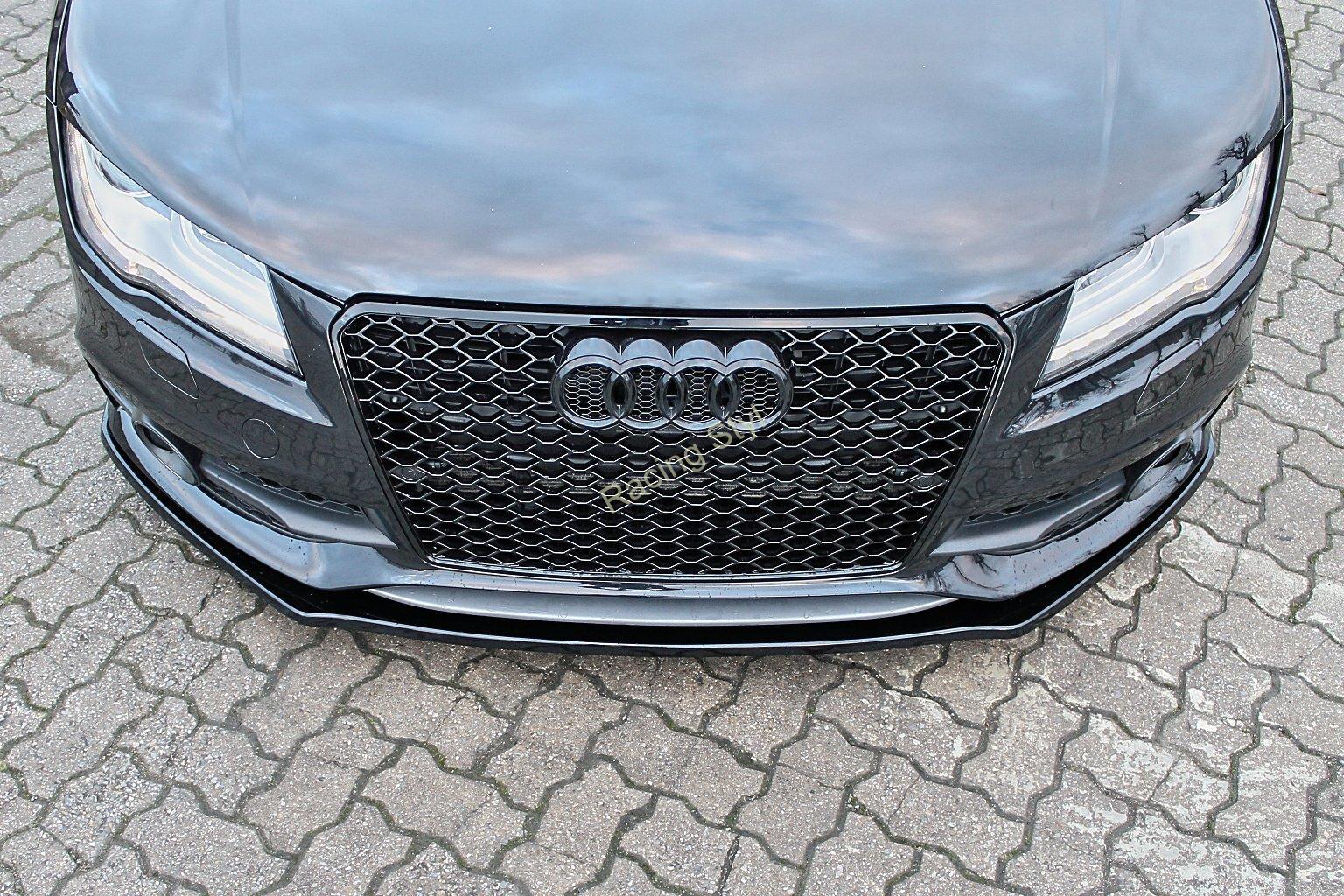 Audi A7 S-Line/ S7 přední spoiler lipa Glossy Black IN Tuning Lesk.