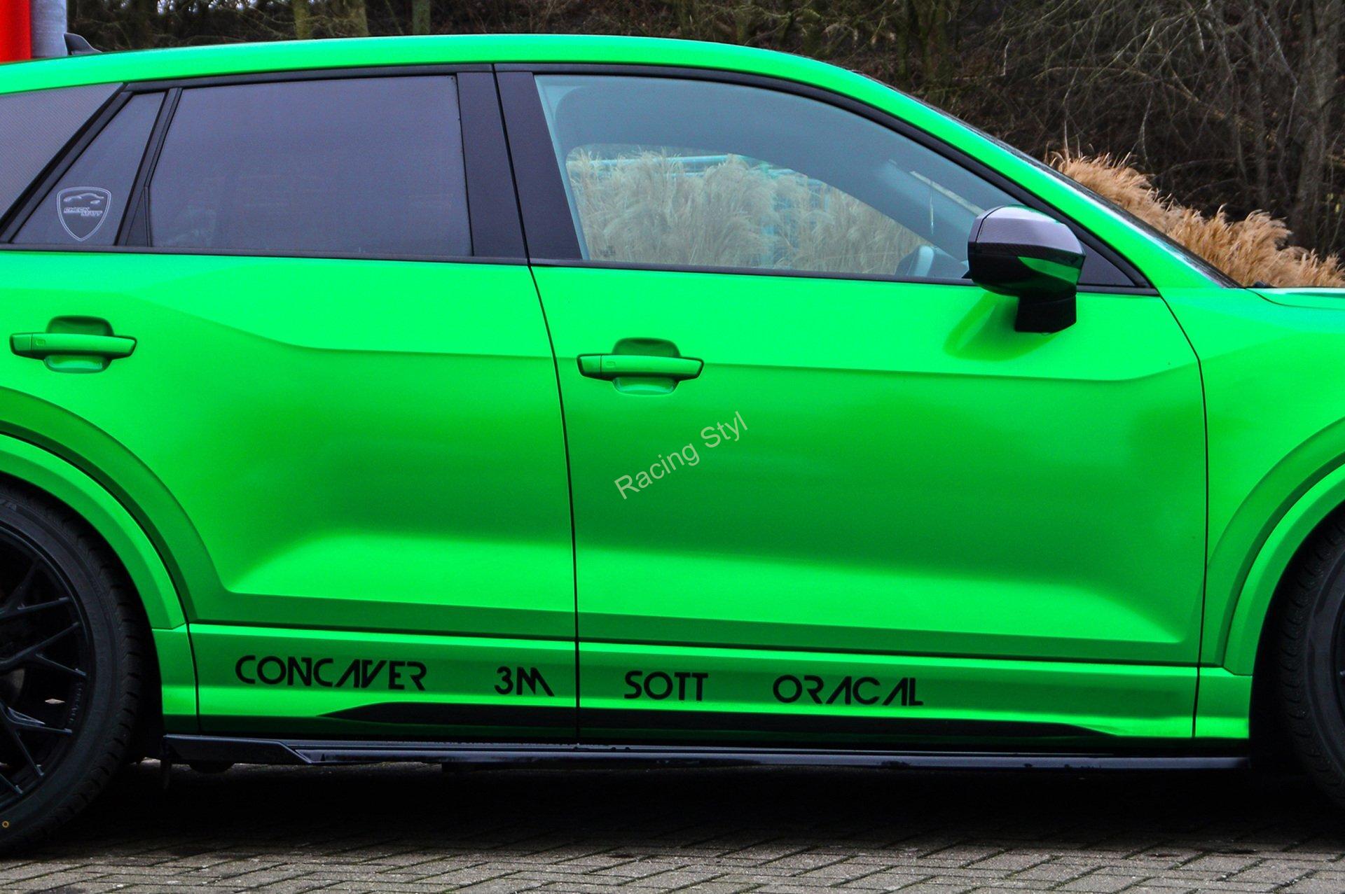 Audi Q2 GA nástavce bočních prahů s křidélky IN Tuning