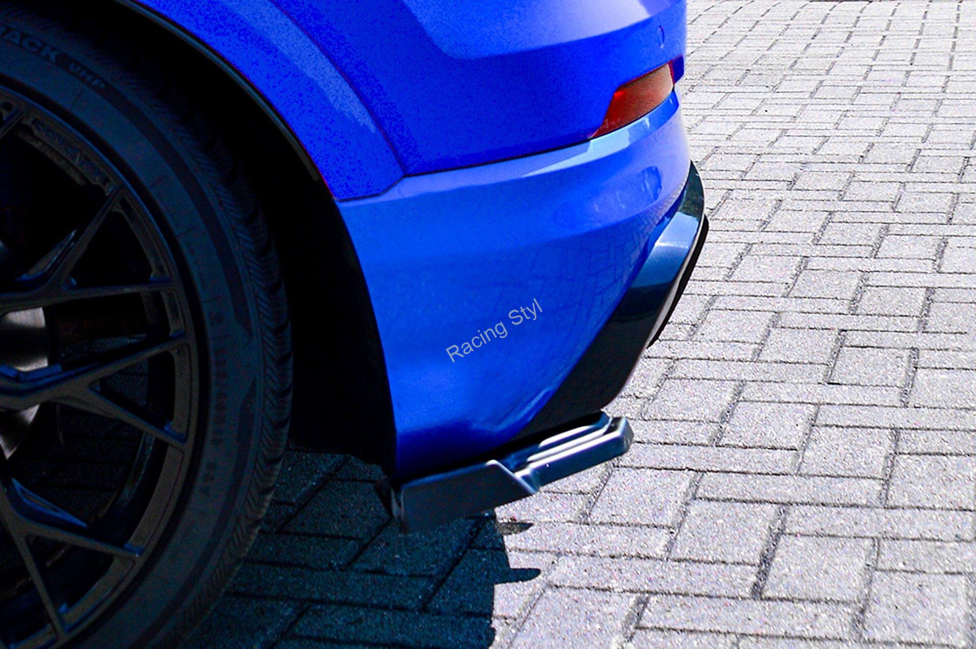 Audi Q2 Sport GA boční spoilery na zadní nárazník s křidélky IN Tuning Matt.