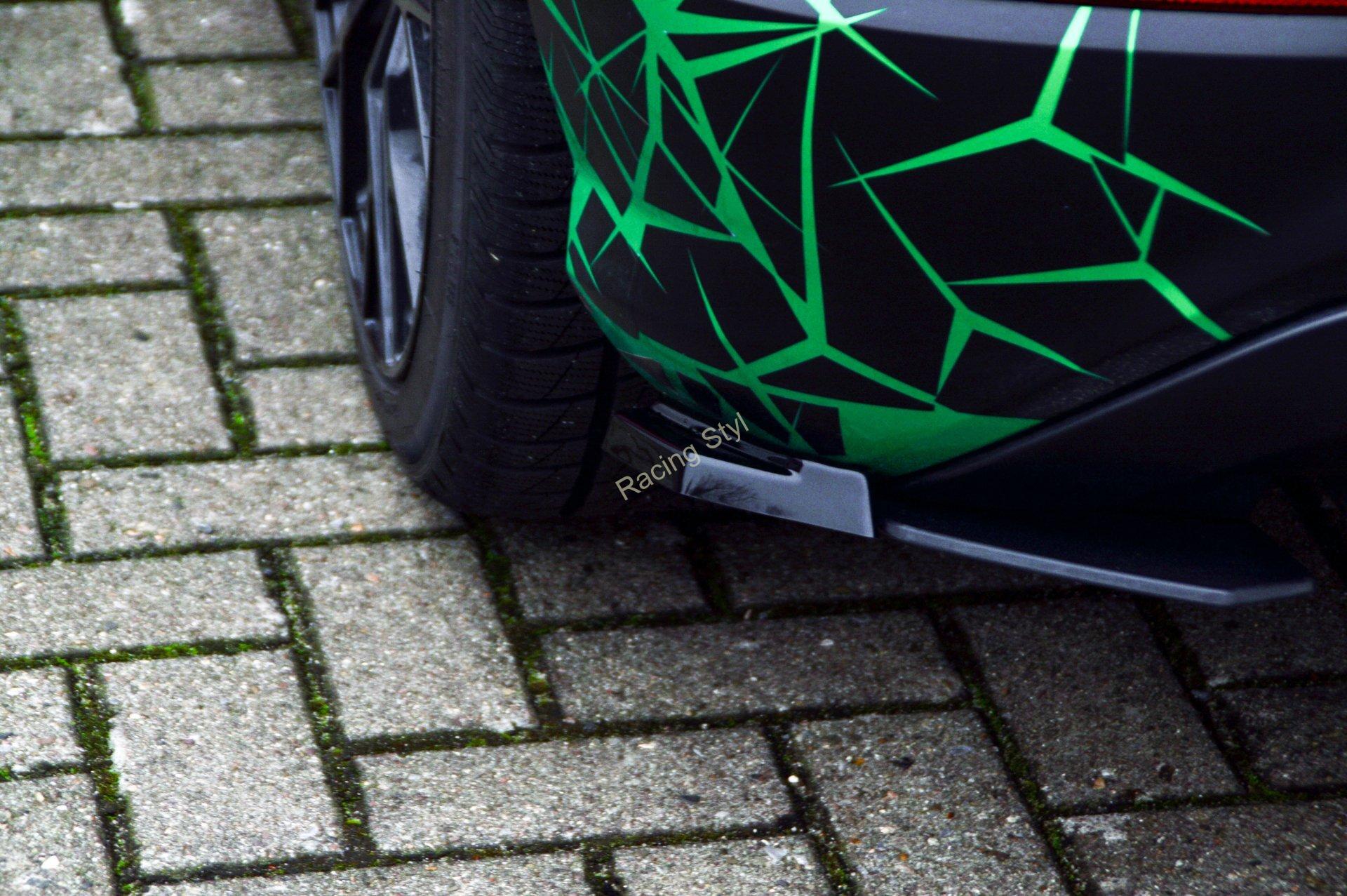 Audi Q2 GA boční spoilery na zadní nárazník IN Tuning Matt.