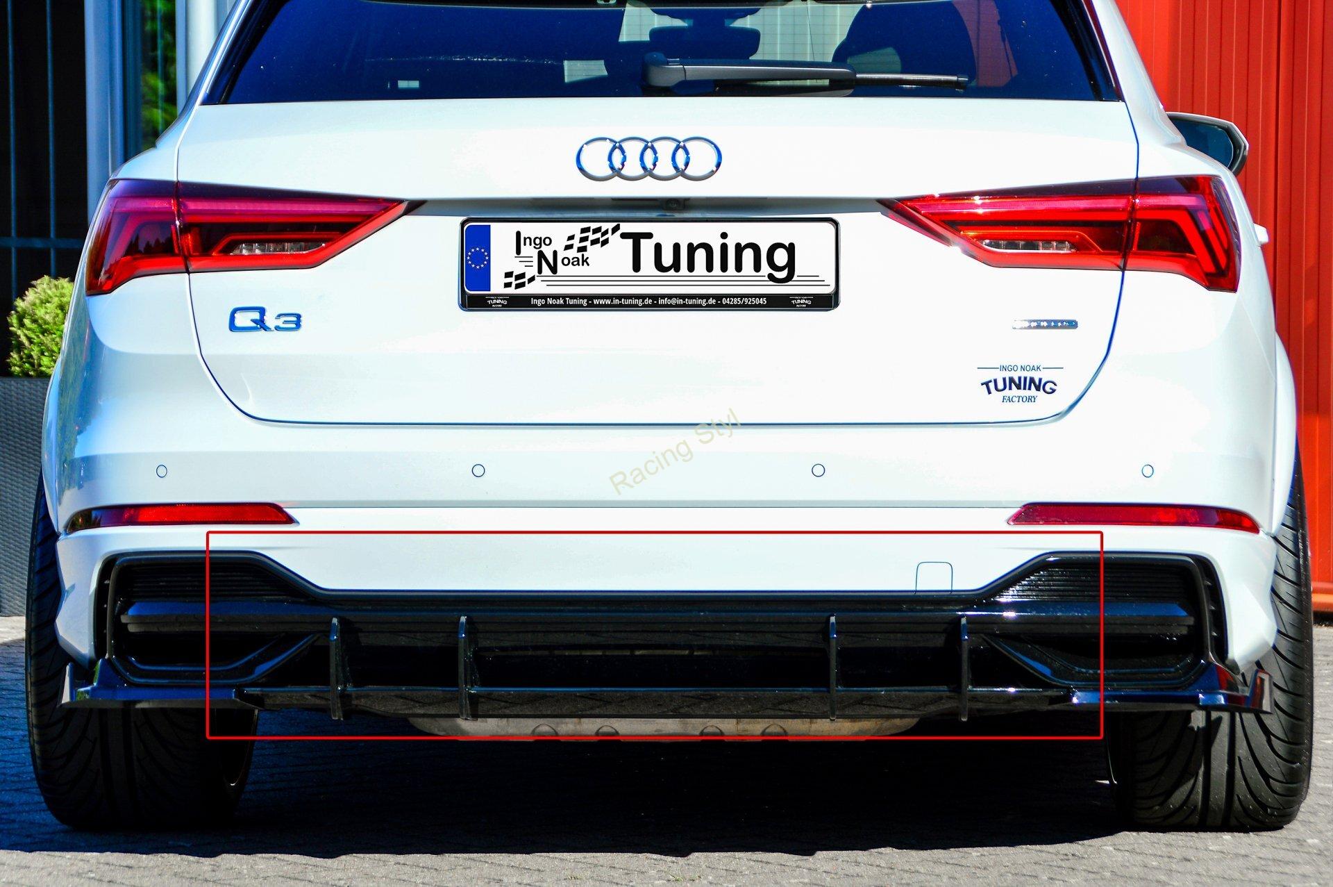 Audi Q3 F3 S-Line spoiler na zadní nárazník difuzor IN Tuning