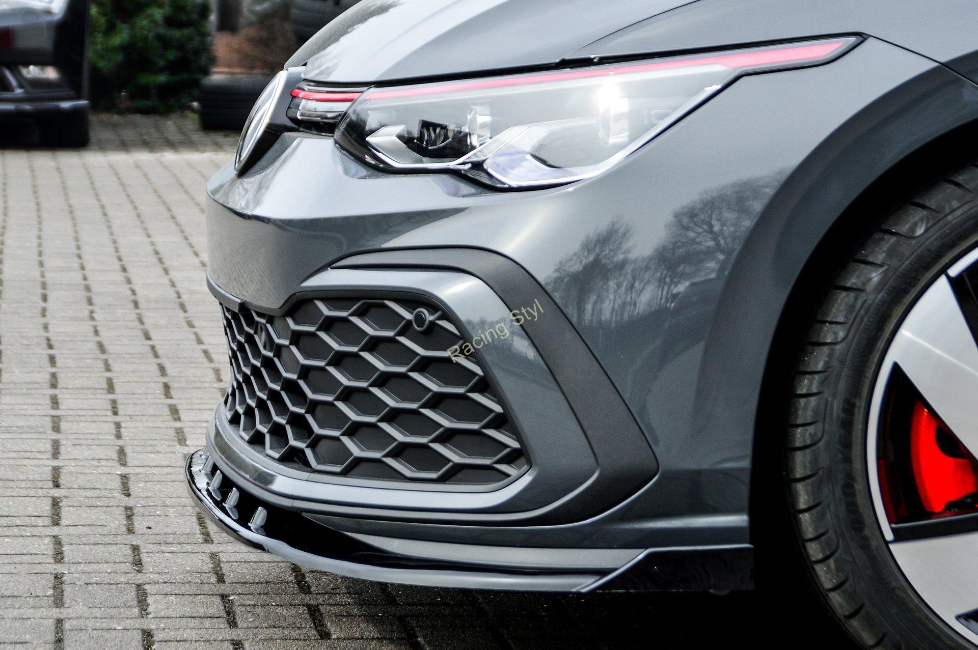 VW Golf 8 GTI/ GTD přední spoiler lipa s křidélky IN Tuning Matt.