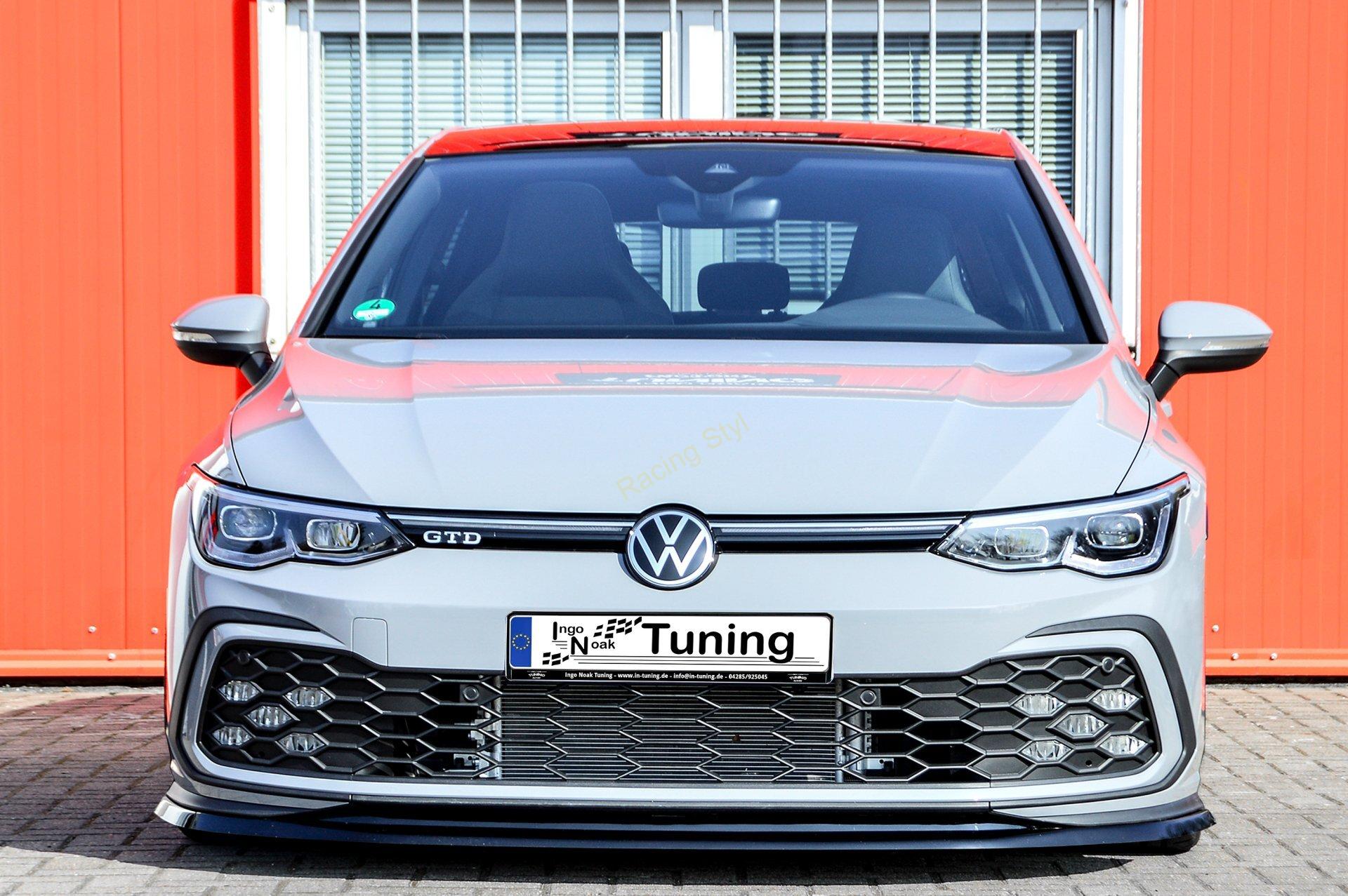 VW Golf 8 GTI/ GTD přední spoiler lipa IN Tuning Matt.